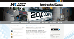 Desktop Screenshot of hydro-klean.com